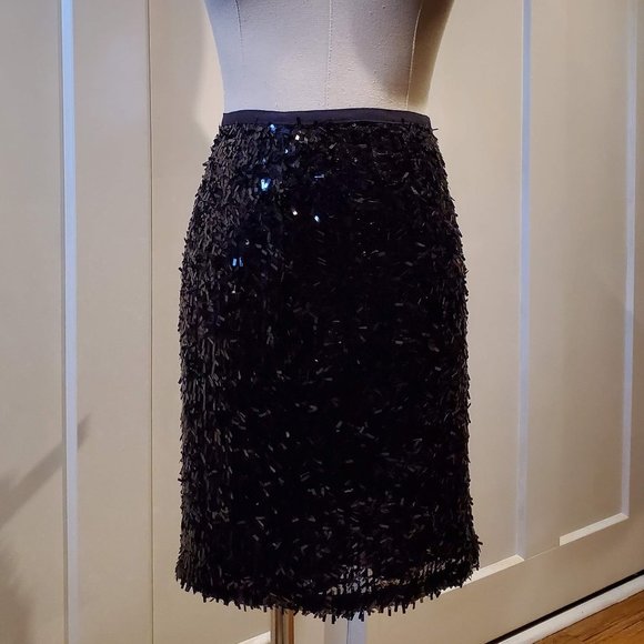 NWT Ann Taylor Sequin Formal Mini Skirt Small 4 - Picture 10 of 13